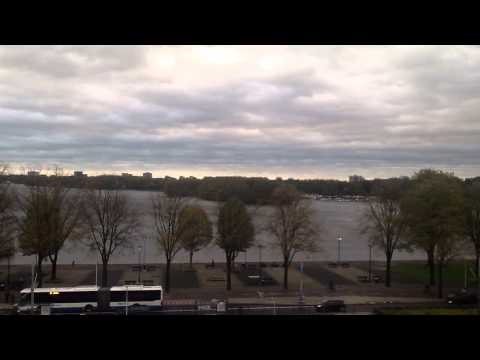 28-Oct-2013 Osdorpplein-Sloterplas, Amsterdam Storm from 8.00 till 9.15