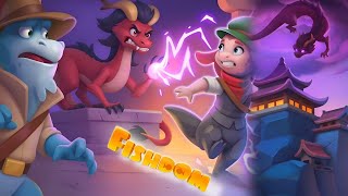 Dive into Adventure: Fishdom's New Expedition - Legend of the Two Dragons screenshot 3