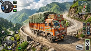 Indian Overload Truck Extreme Hill Road Drive 😱 | Indian Cargo Truck Simulator 🚛 | Android Gameplay  screenshot 2