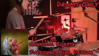 Cannibal Corpse - Surround, Kill, Devour (Drums Only) | The Kiwi 666