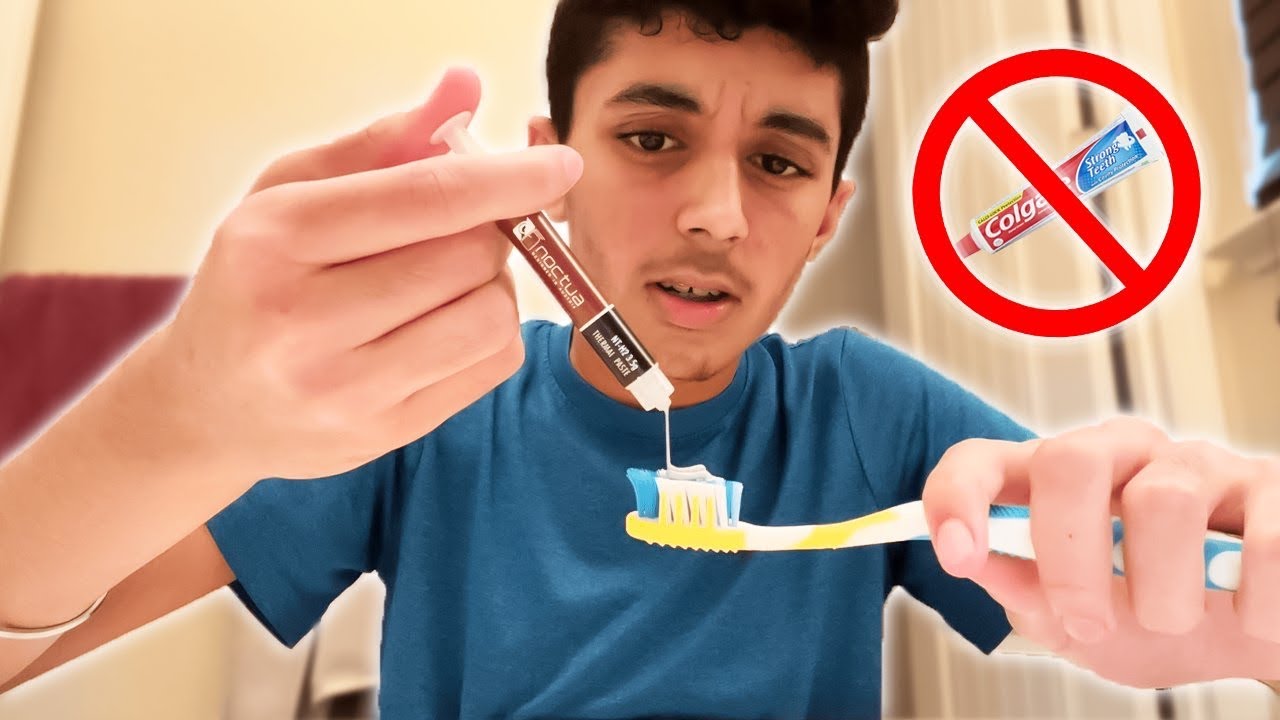 Using Thermal Paste instead of Tooth Paste...