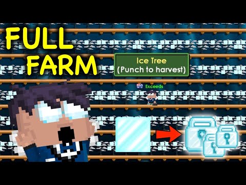 FULL FARM ICE PROFIT ! UNDERRATED FARMABLE IN GROWTOPIA ? | Growtopia