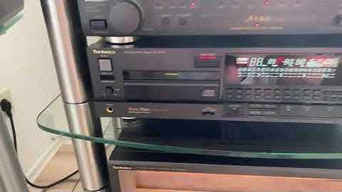 Technics SL-P770 High End CD-Player Video in 4k