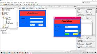 Project CRUD dengan array [Jframe Login dengan Java neatbens ] UAS