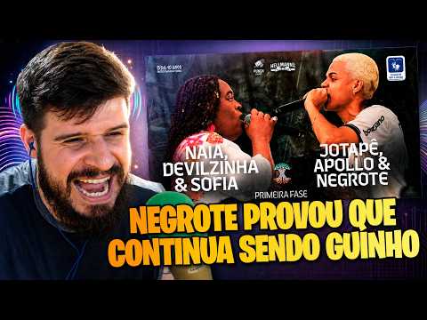 [REACT BDA 10 ANOS] (PEGOU FOGO! 🔥) NAIA, DEVILZINHA E SOFIA X JOTAPÊ, APOLLO E NEGROTE | Dibs React