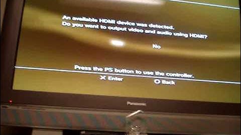 How to reset PS3 Slim Video Display