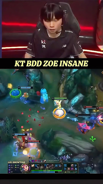 KT BDD ZOE INSANE 🔥 KT vs GENG GAME 4 PLAYOFF LCK 2025 🔥🔥🔥