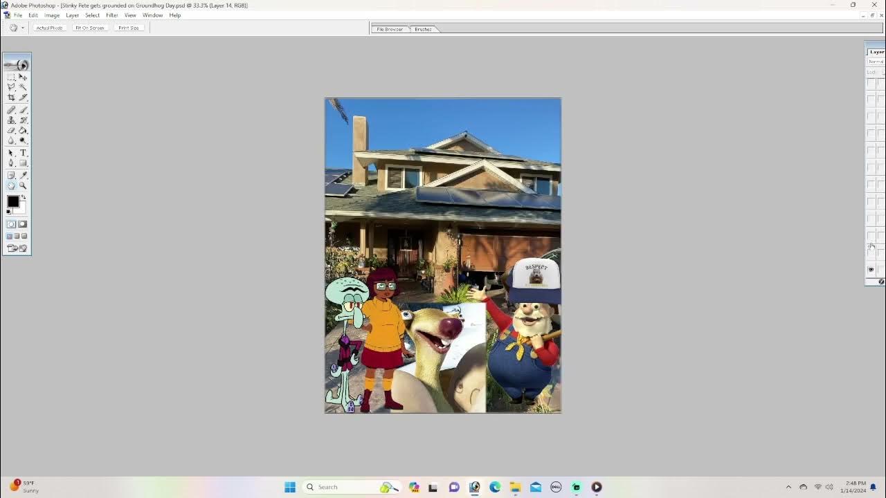 Stinky Pete gets grounded on Groundhog Day - YouTube