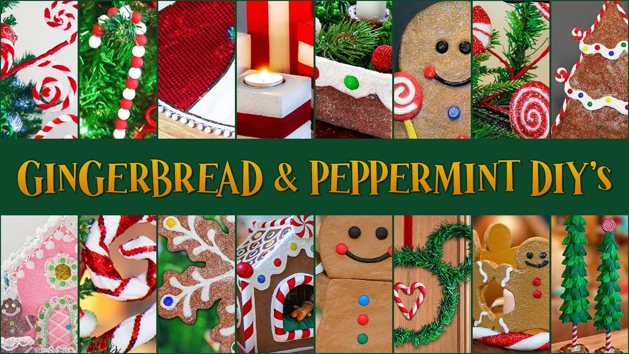 MOST Amazing Gingerbread and Peppermint DIYs to Try Now!