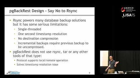 LISA15 - Efficiently Backing Up Terabytes of Data with PgBackRest
