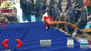 Impossible Bike Tracks Driving / Bike Trail Stunt Games / Android Gameplay Video screenshot 5