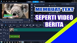 Cara membuat text seperti video berita #Corel Video Studio 2018 - Durasi: 14.30. 