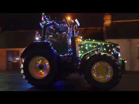 Turra Tractor Christmas Charity Road Run - Cuminestown Dec 2022.