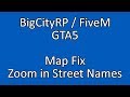 Noms de rue fivem gta5 minimap sur zoom ancien