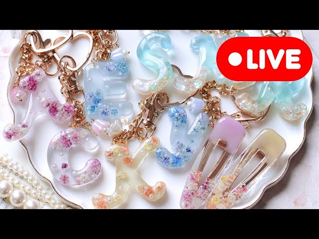 149【レジン制作】オールナイト配信！！！朝まで販売用アイテム作り