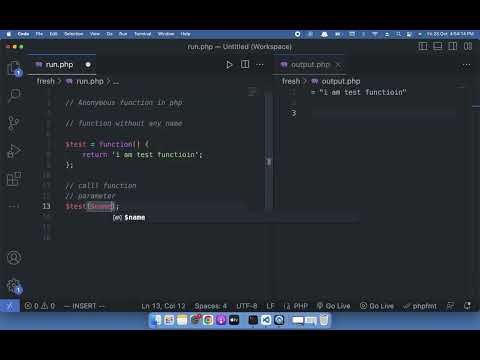 PHP anonymous function