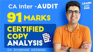 91 Marks in Inter Audit May
