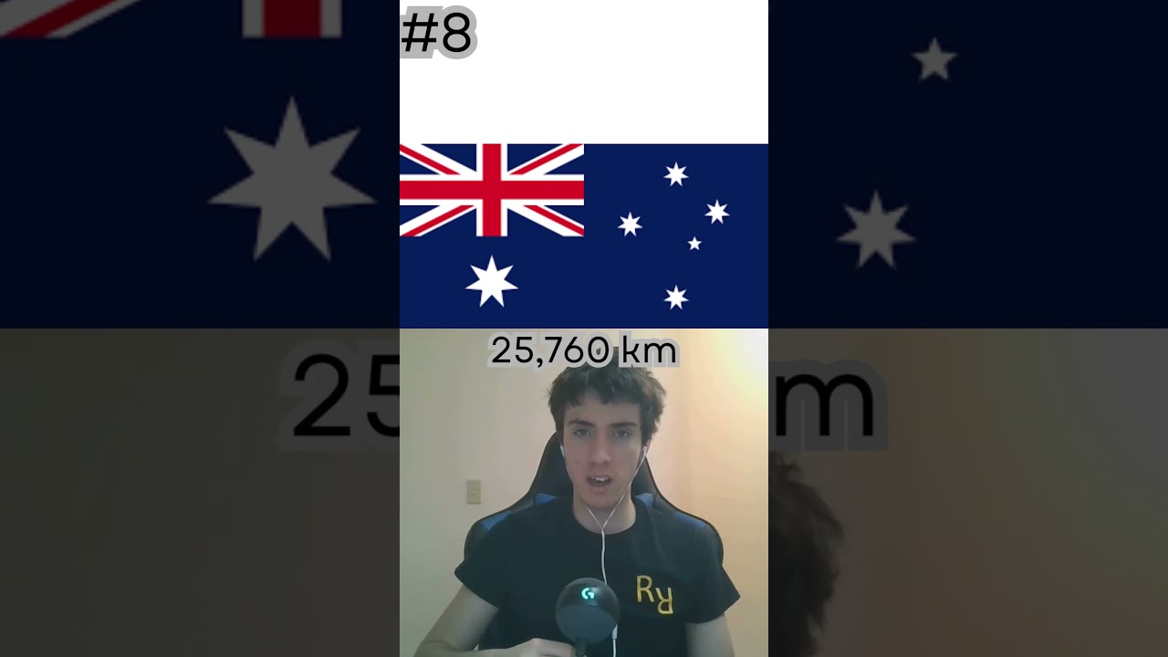 Топ-10 стран с самой длинной береговой линией 