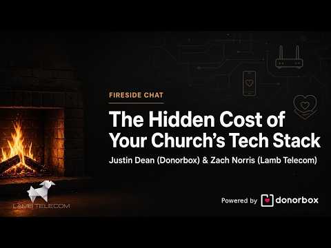 Fireside Chat 1 with Justin Dean of Donorbox and Zach Norris of Lamb Telecom