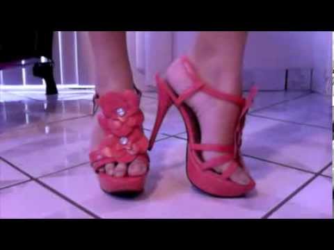 zapatillas de tacon alto