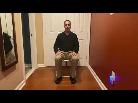 Seated trunk rotation