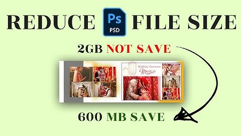 could not save exceed 2 gigabyte data fix this photoshop error | reduce psd file size by Tabish azim