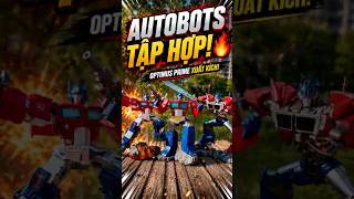Optimus Prime Tập Hợp Autobots – Chuẩn Bị Đại Chiến! 🤖🔥 #cutetoys #youtubeshorts