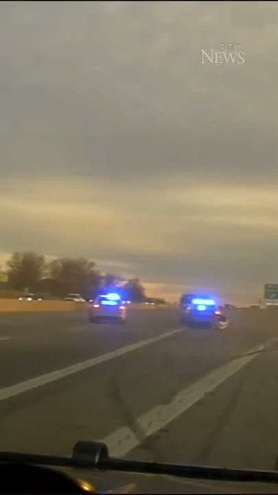 Police car flips during wild high-speed chase in Arkansas