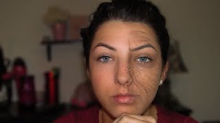 Old Age Illusion Makeup Halloween 2018