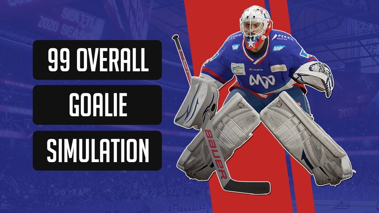 99 Overall Goalie *FULL* Career Sim (NHL 21) YouTube
