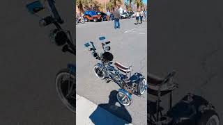 electric lowrider bike at Palm Springs classic car auction