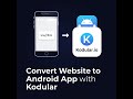 تحويل أي رابط الى تطبيق اندرويد باستخدام Kodular Io شرح مختصر 