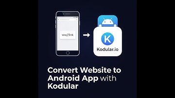 تحويل أي رابط الى تطبيق اندرويد باستخدام kodular.io - شرح مختصر