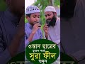 ওস্তাদ ছাত্রের ডুয়েট কন্ঠে সুরা ফীল শুনুন