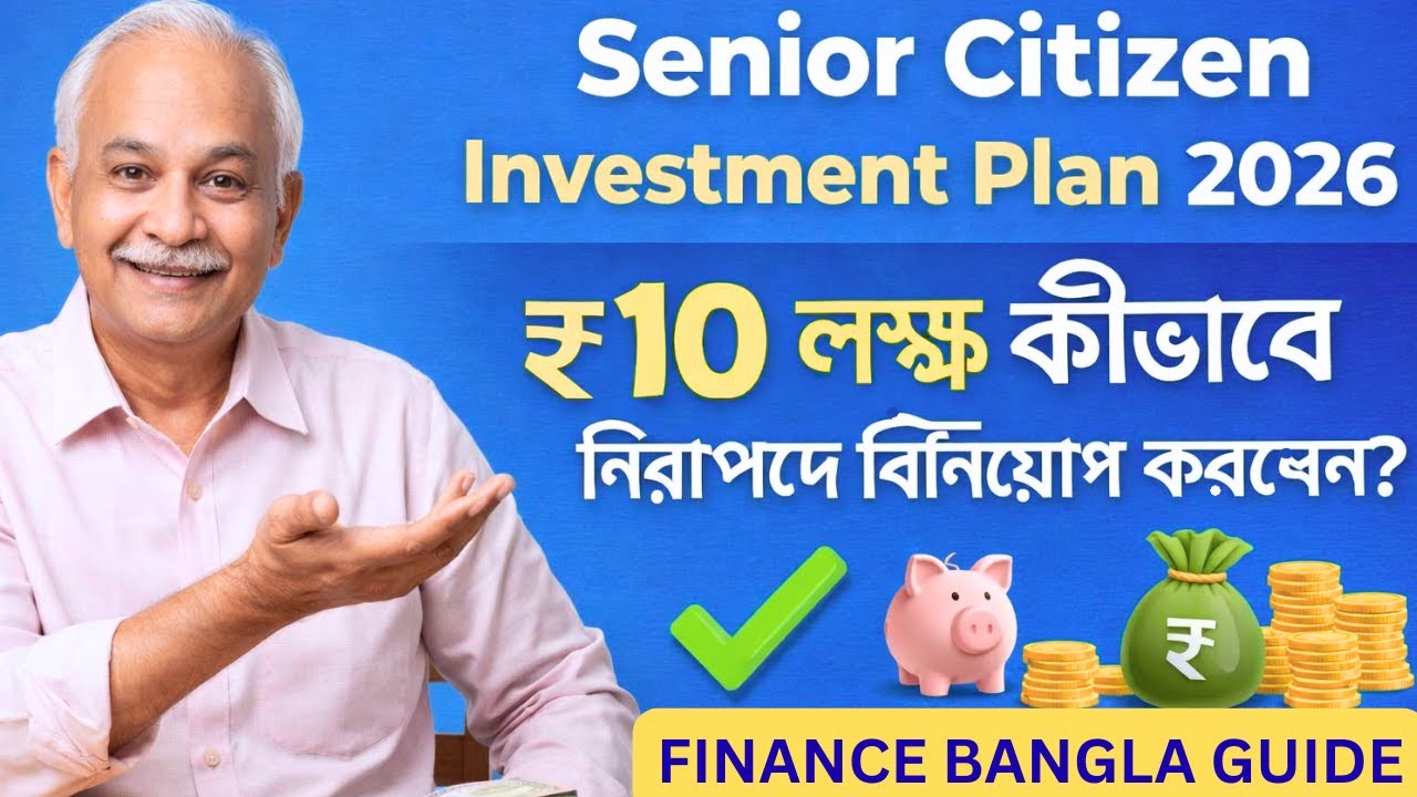 Senior Citizen Investment Plan 2026 | ₹10 লক্ষ কীভাবে নিরাপদে বিনিয়োগ করবেন?
