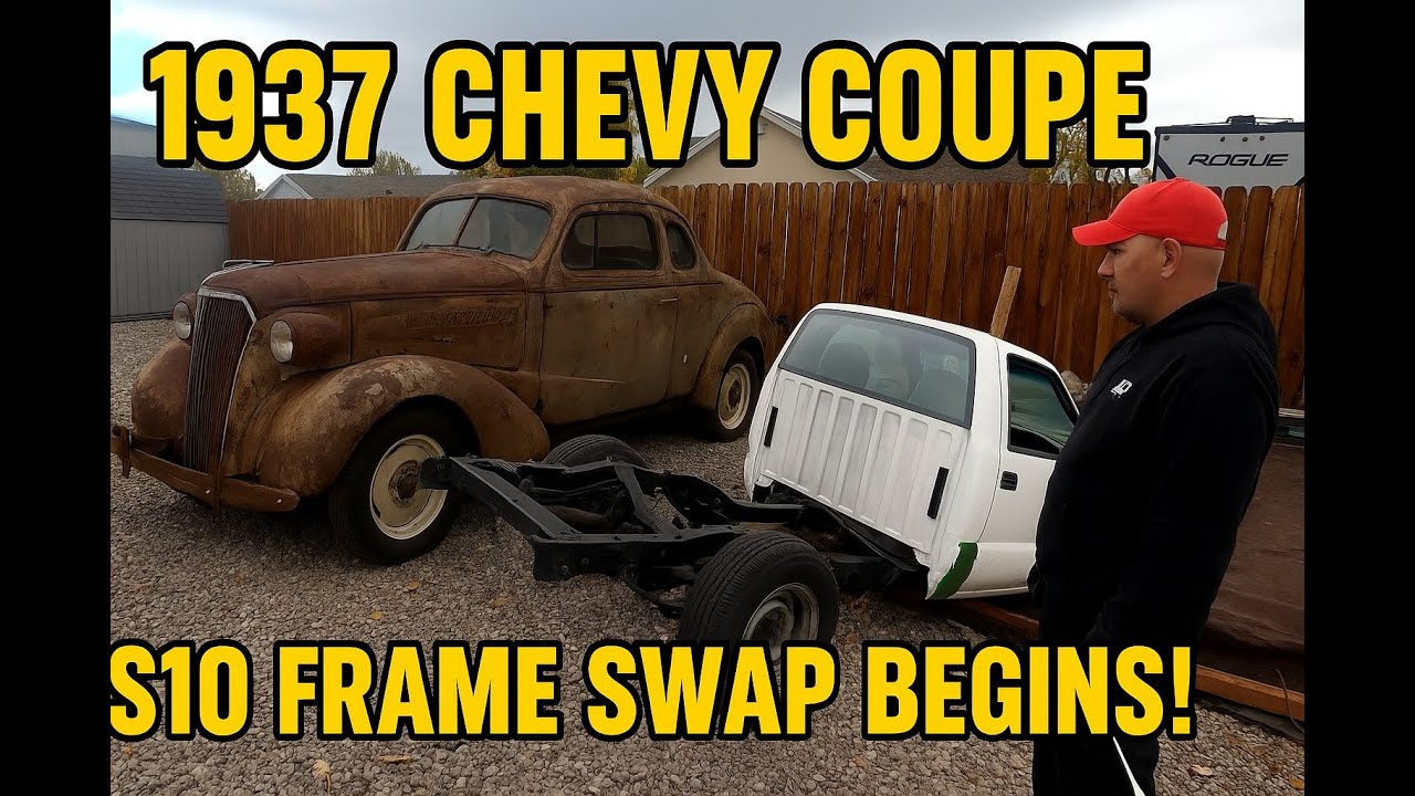 Разбираем S10 для замены рамы на Chevrolet 1937 года | Project Coupe Build, эпизод 1