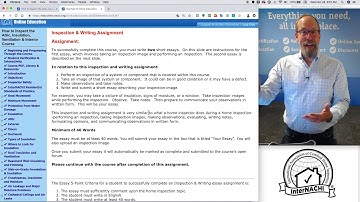 How to Complete the Essay Assignments for Home Inspection Courses