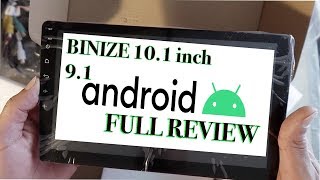 Binize 10inch 9.1 Android Stereo Full Review