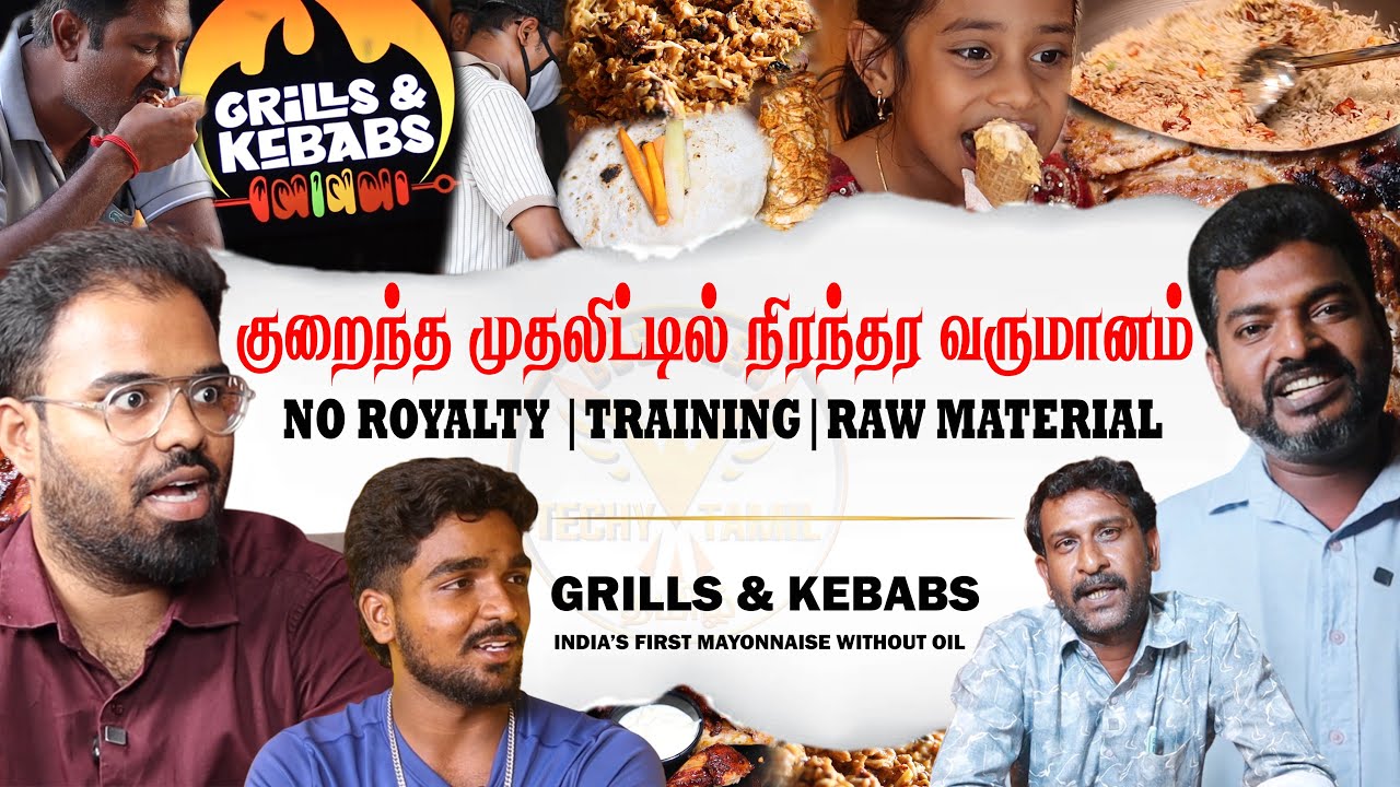 Start Your Food Business In Grills & Kebabs🍗 | Complete Supports | No Royalty | Business Ideas