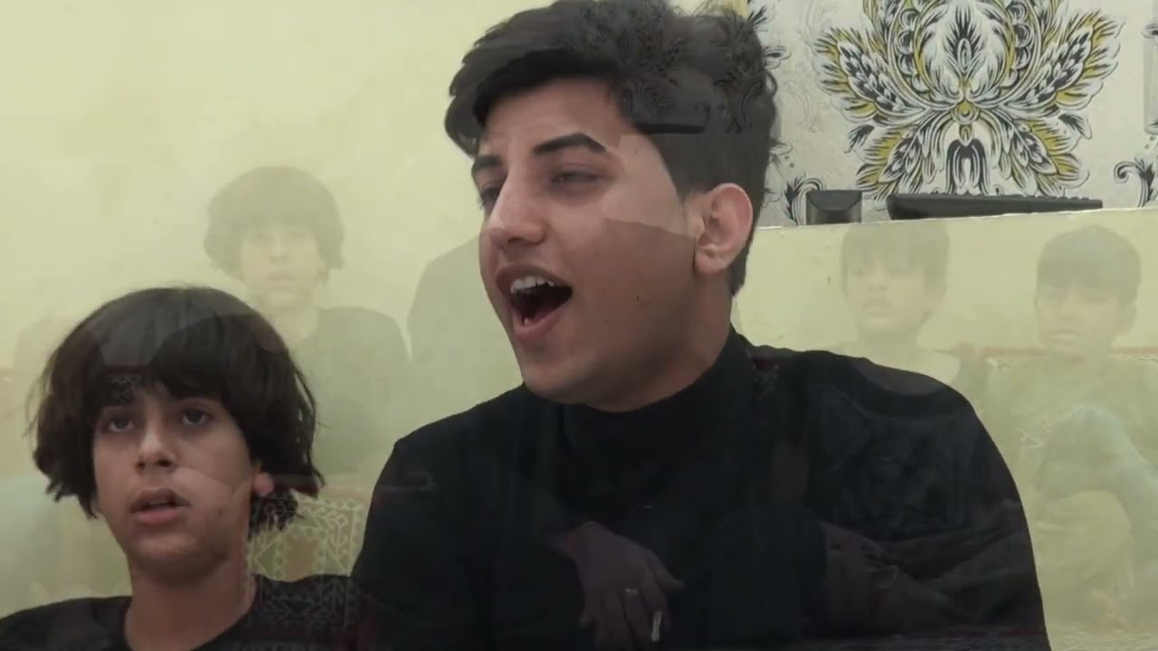 مجلس مسلم الوائلي مع الأيتام في ديوان سيد رافد الموسوي 