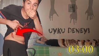 GECE 3'te SAKIN UYKU CHALLENGE YAPMAYIN! (Kötü Son)