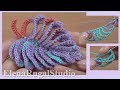 How to Crochet 3D Beautiful Leaf Tutorial 48 Hoe het blad te haken