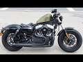 Rodolfinho da Z- Testando Harley Davidson XL 1200 X Forty Eight Sportster.