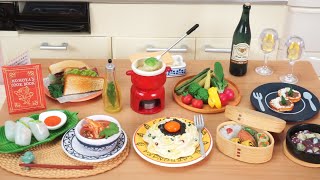 Momoya's Stylish Recipe Re-Ment Miniature Figure 리멘트 식완 모모야의 스타일리쉬 레시피 リーメント 桃屋のおしゃレシピ！
