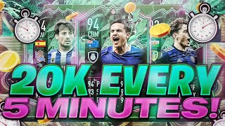 20K EVERY 5 MINS FIFA 22 BEST TRADING METHODS (FIFA 22 SNIPING FILTERS & FLIPPING)