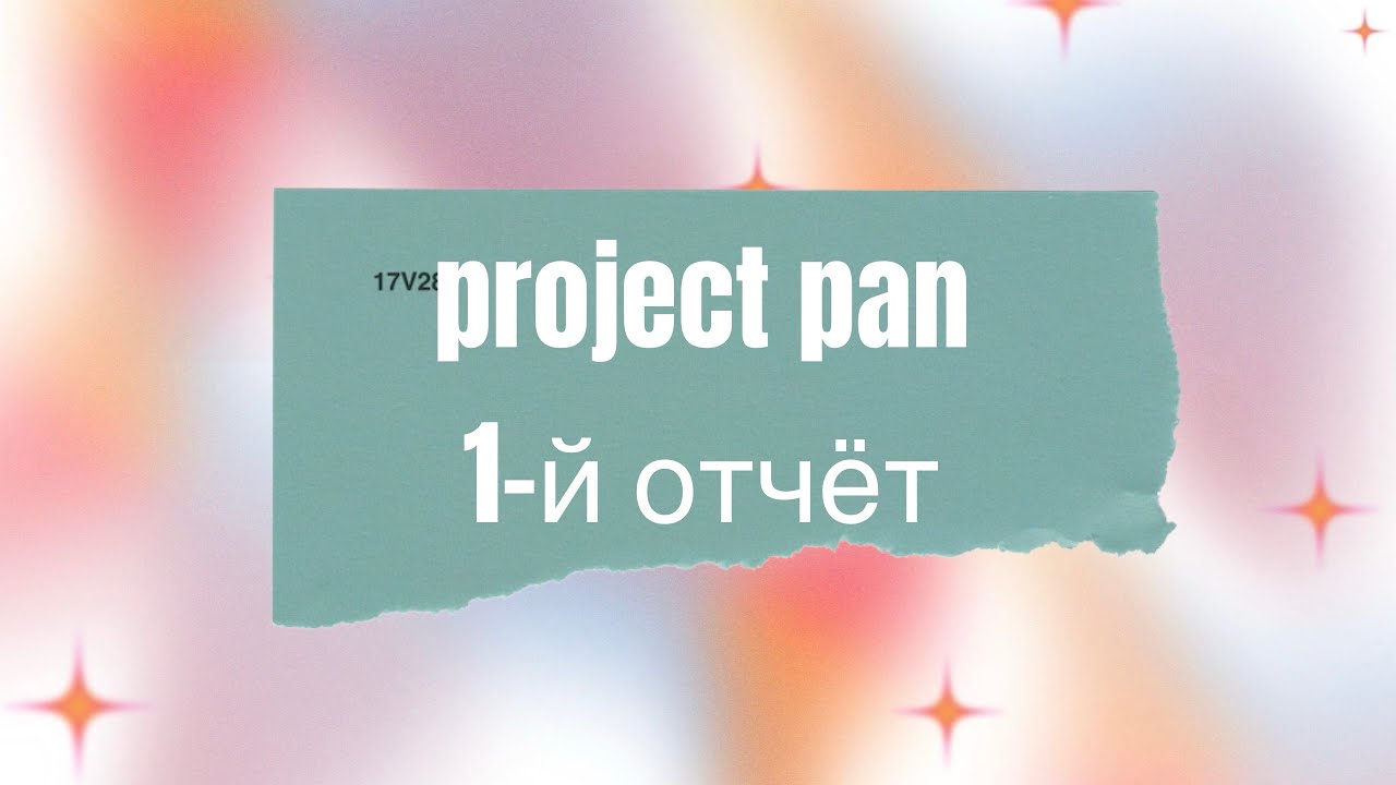 project pan 2026| 1-й отчет 