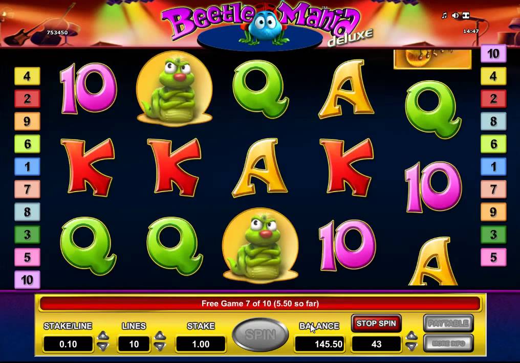 Beetle Mania Deluxe Bonus Spins