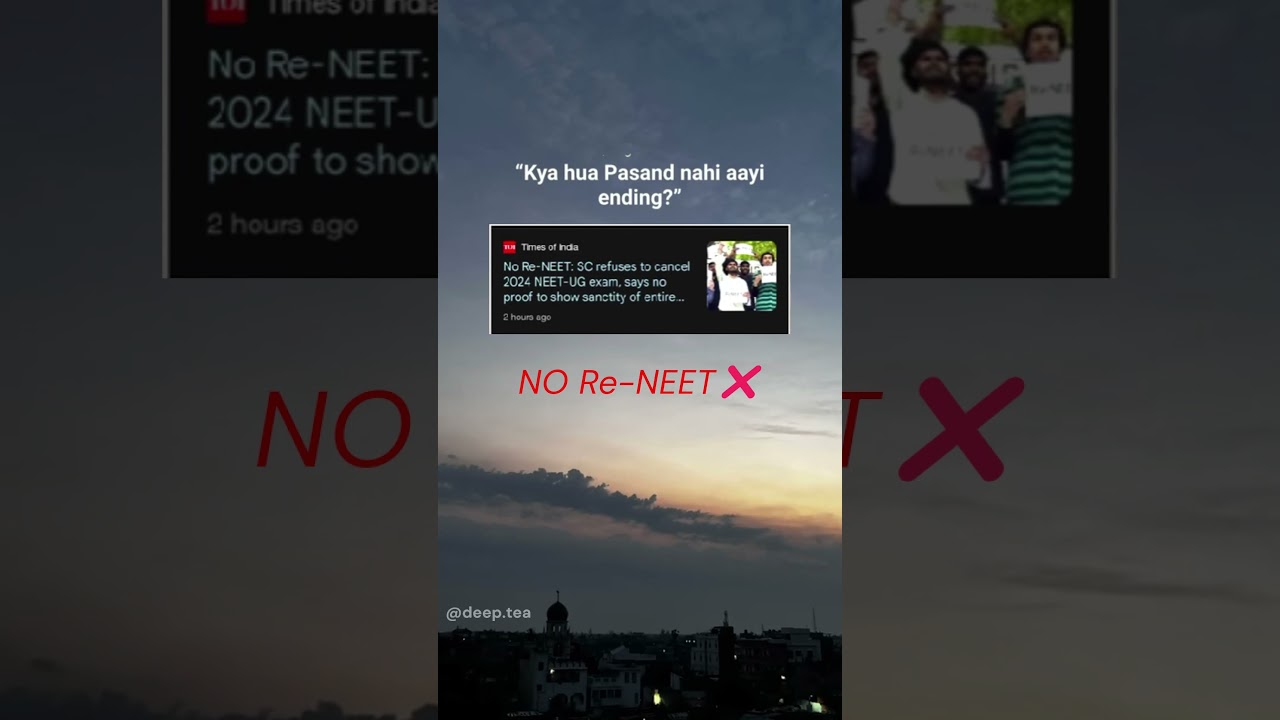 NO RE-NEET  WHAT'S  NEXT ?  