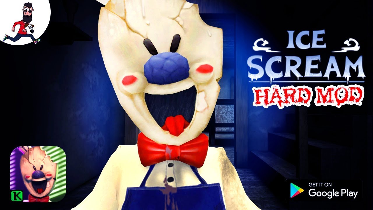 Ice Cream Man Ice Scream Hard Mode Full Gameplay Youtube