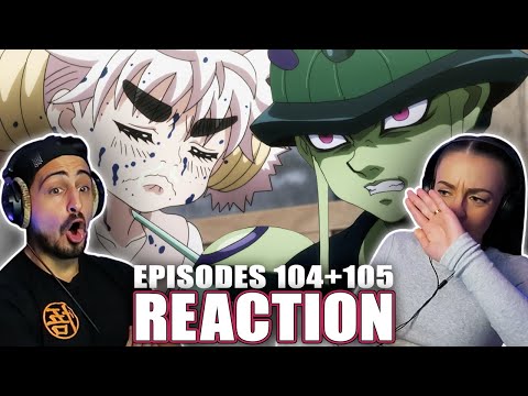 THIS WAS CRAZY! Hunter x Hunter Episodes 104-105 REACTION!
